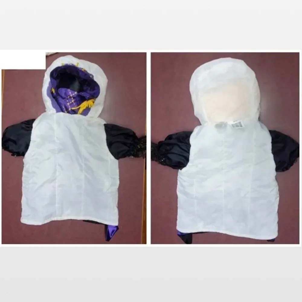 Vintage Kid Baby Toddler Size 24 Months Black & Purple Witch Costume